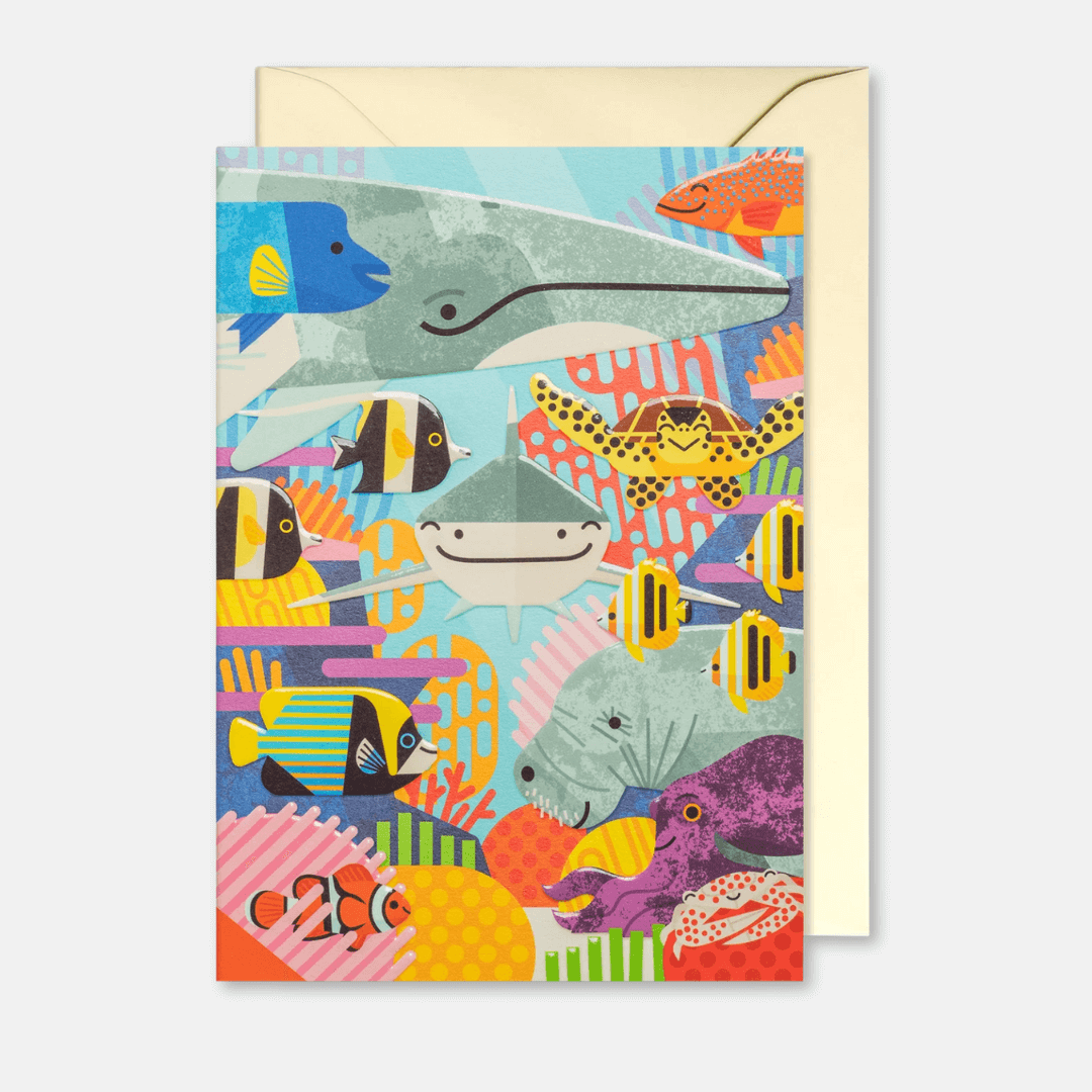 Friends of the Coral Reef Greetings Card