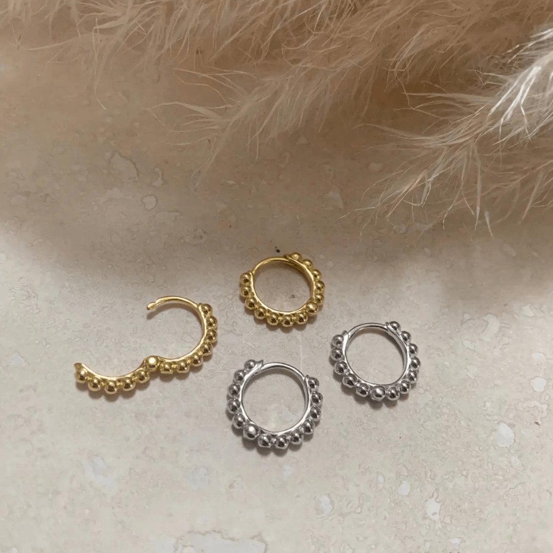 Bubble Hoop Earrings