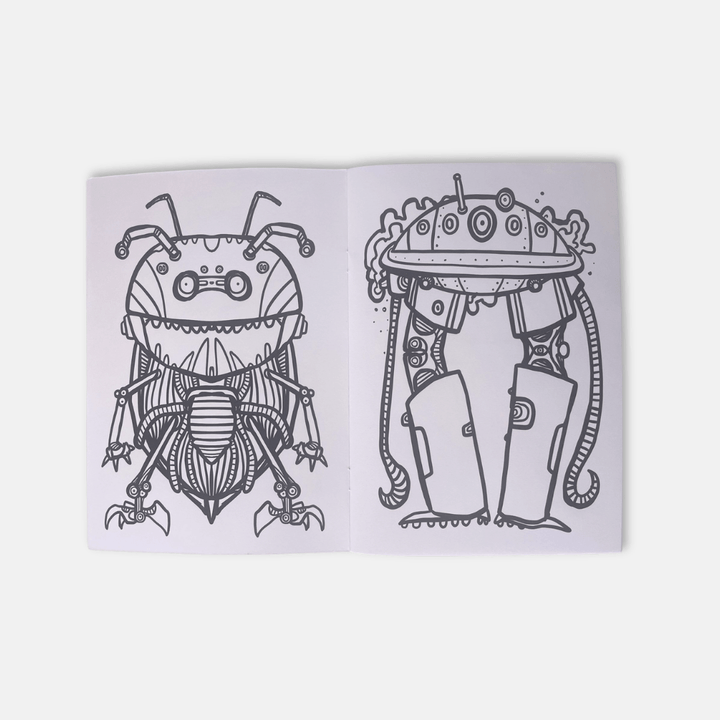 Robots Colouring Book