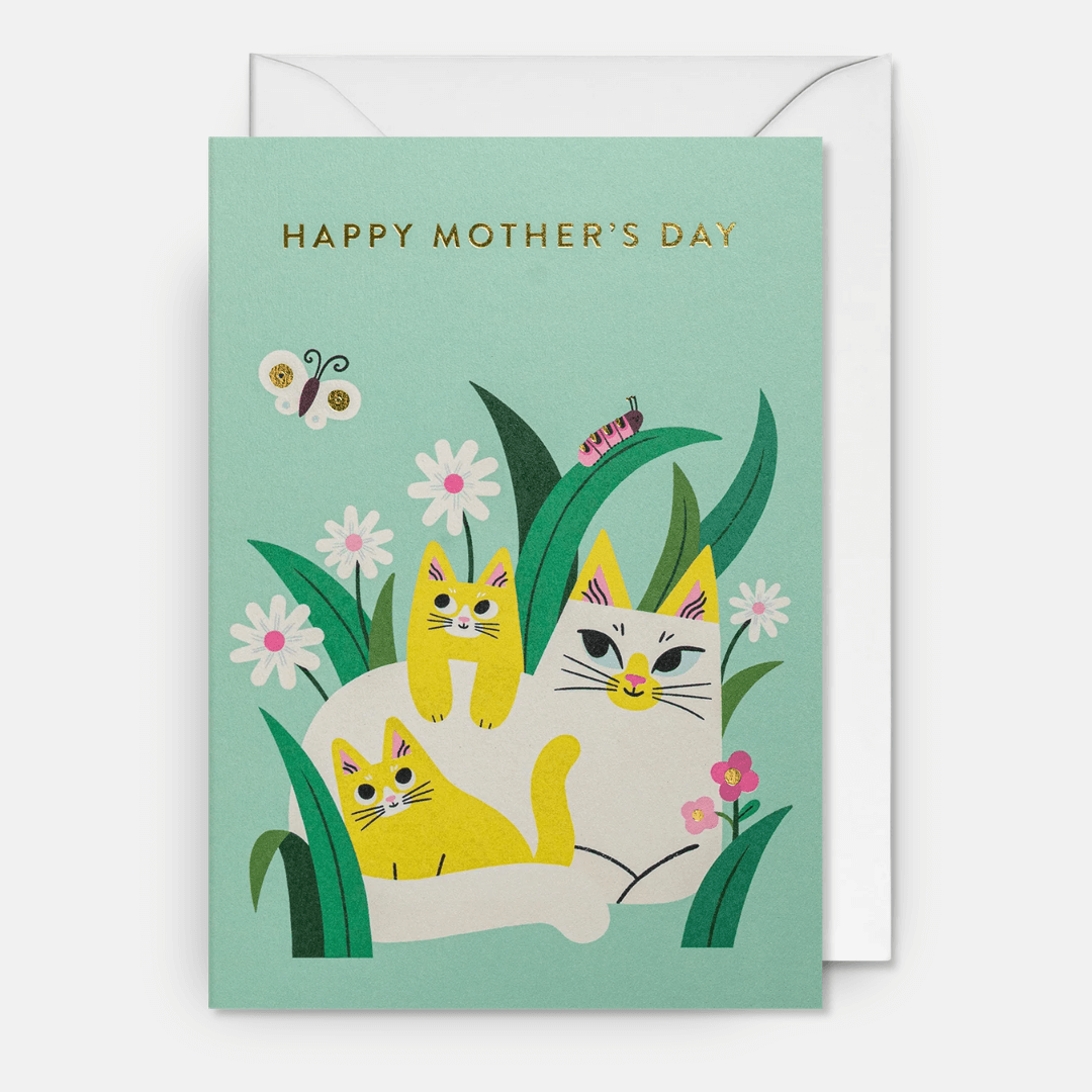 Garden Kittens Mother's Day Greetings Card