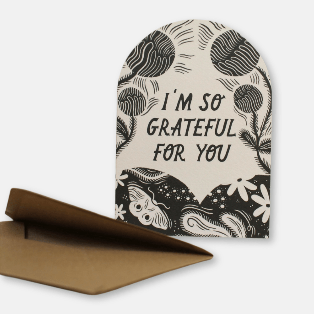 Arch Grateful For You Greetings Card