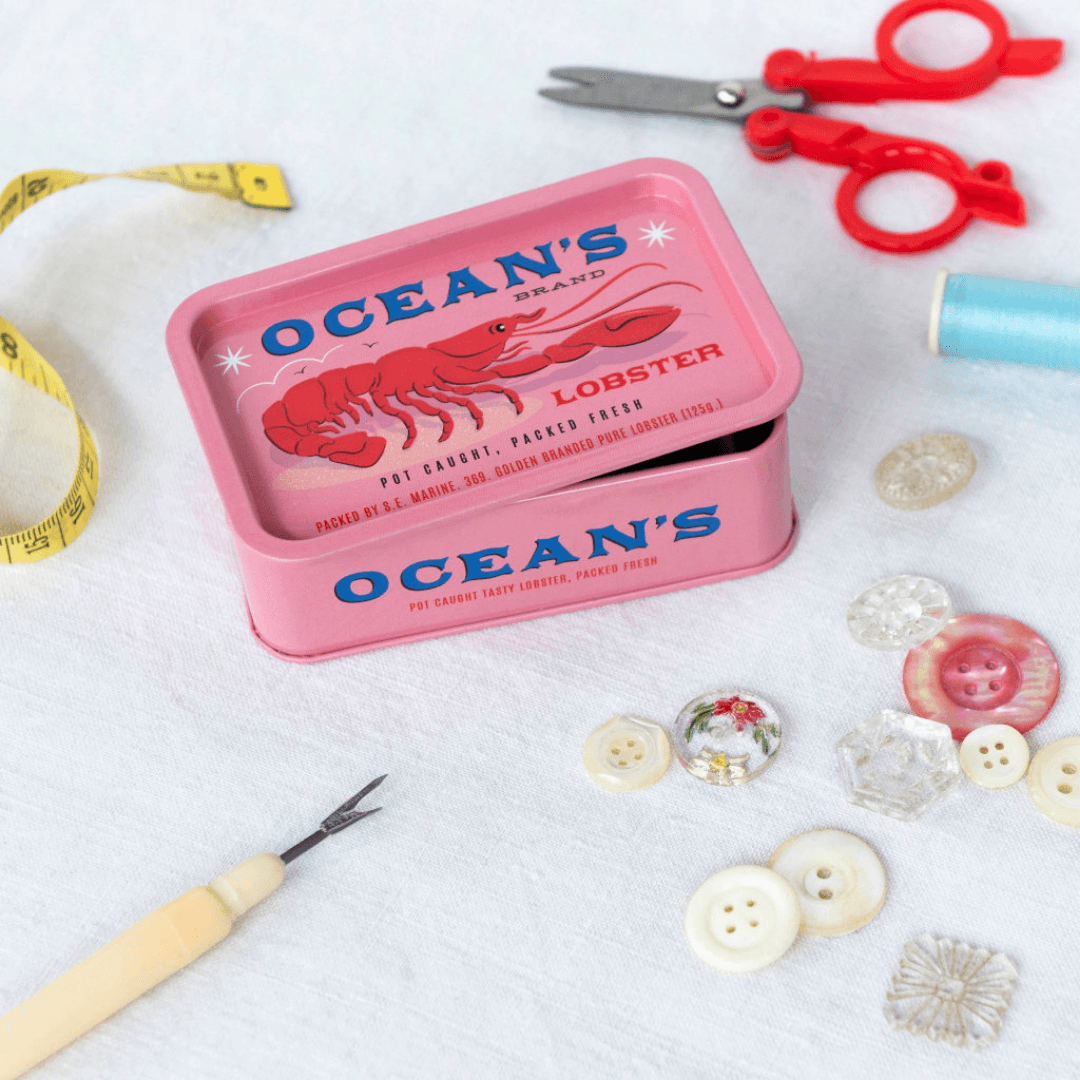 Lobster Mini Storage Tin