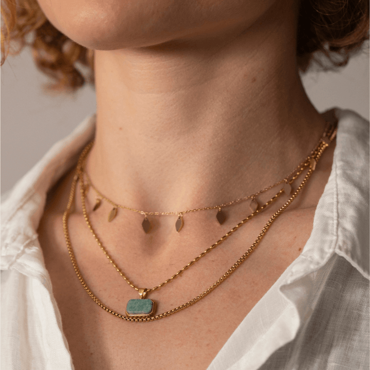 Marble Tablet Necklace