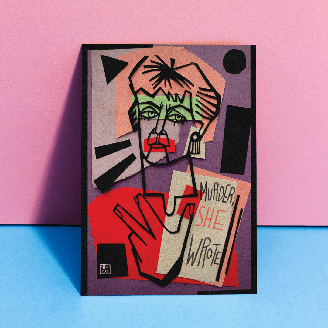 Murder She Wrote A3 Art Print