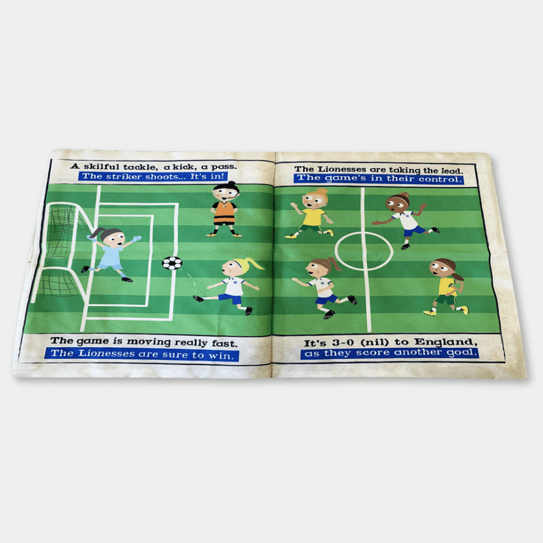 Crinkly Cloth Newspaper: Lionesses