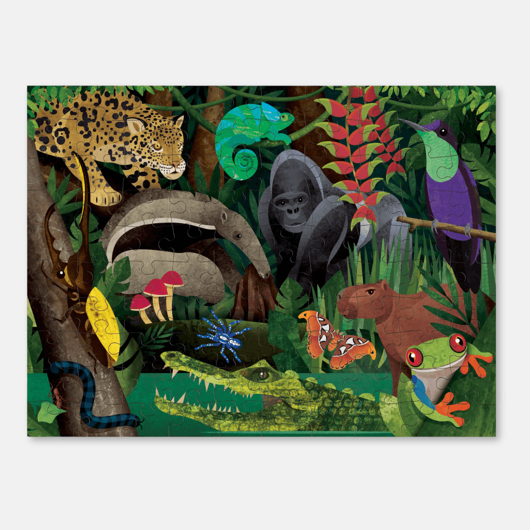 Rainforest Above & Below Double-Sided Puzzle