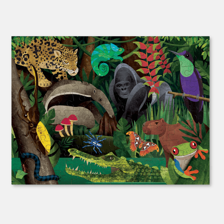 Rainforest Above & Below Double-Sided Puzzle