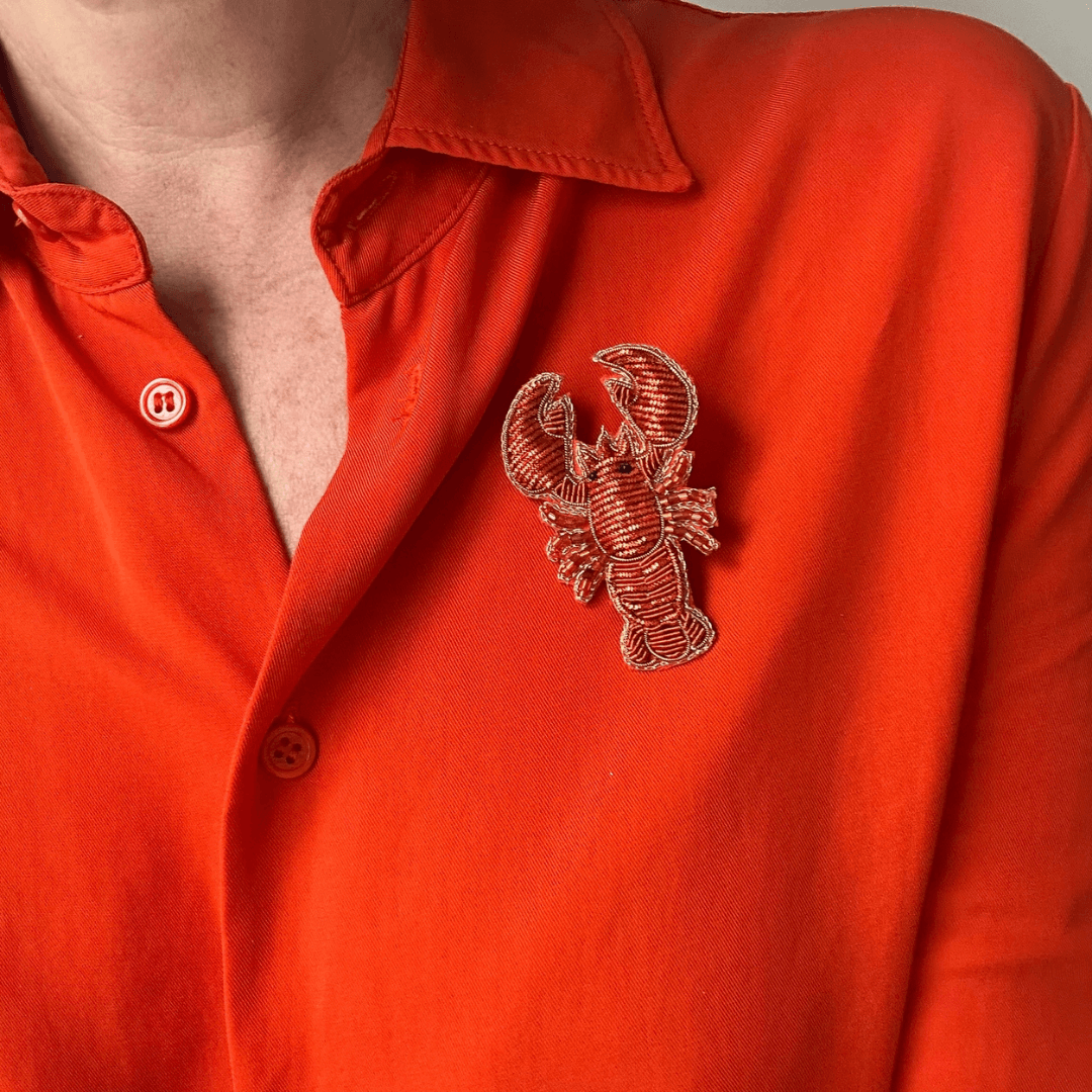 Red Lobster Brooch