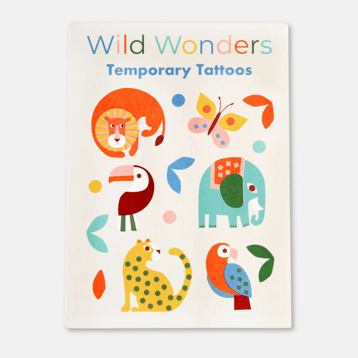 Wild Wonders Temporary Tattoos Pack