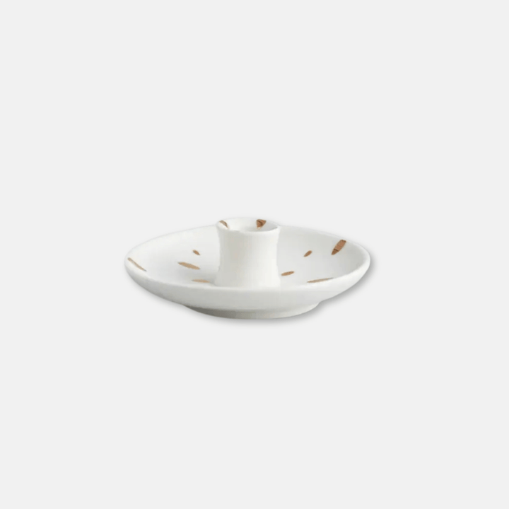 Gold Fleck Mini Candle Holder