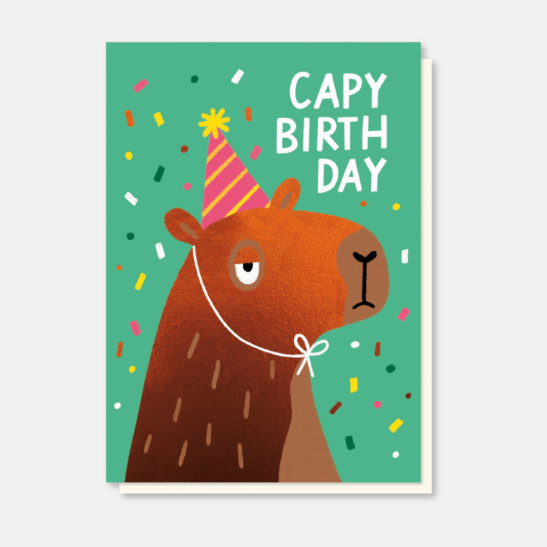 Capy-Birthday Greetings Card