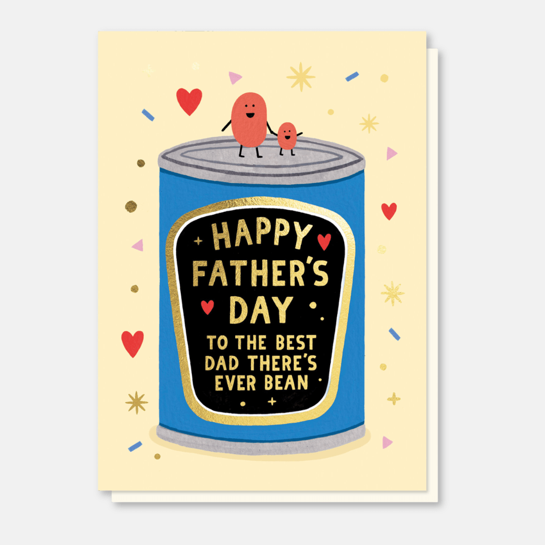 Daddy Bean Greetings Card